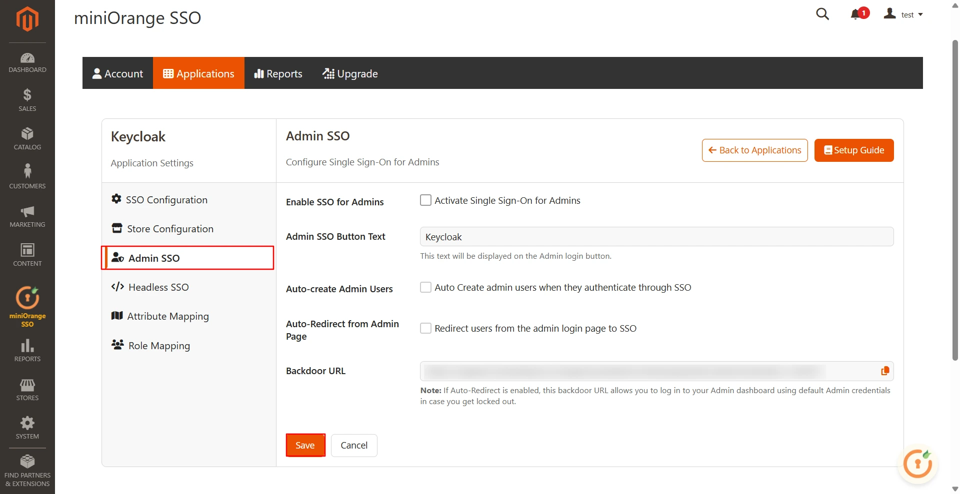 Magento OAuth Client  Single-Sign-On (SSO) |Keycloak As OAuth Provider