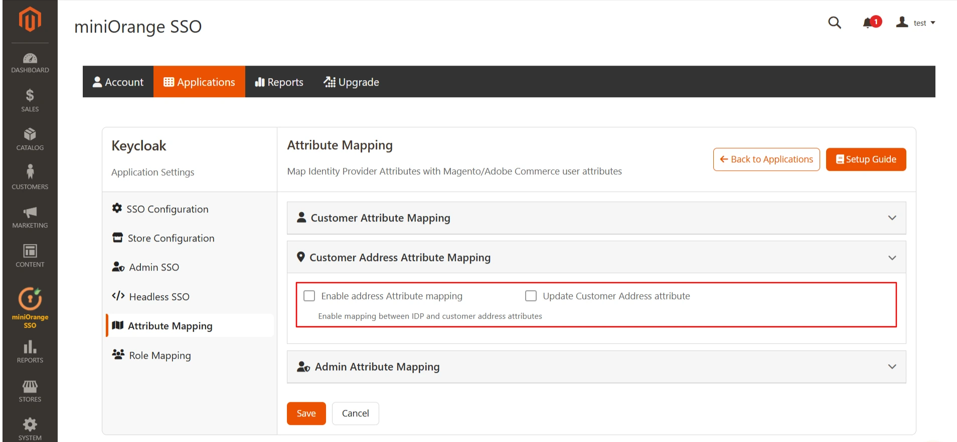 Magento OAuth Client Single-Sign-On (SSO) | Customer Address Mapping SSO