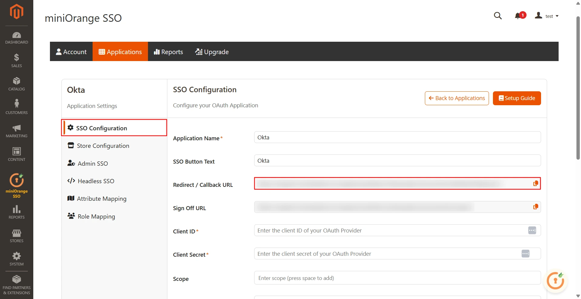 Magento Okta SSO - Login | Magento 2 Okta SSO - Create