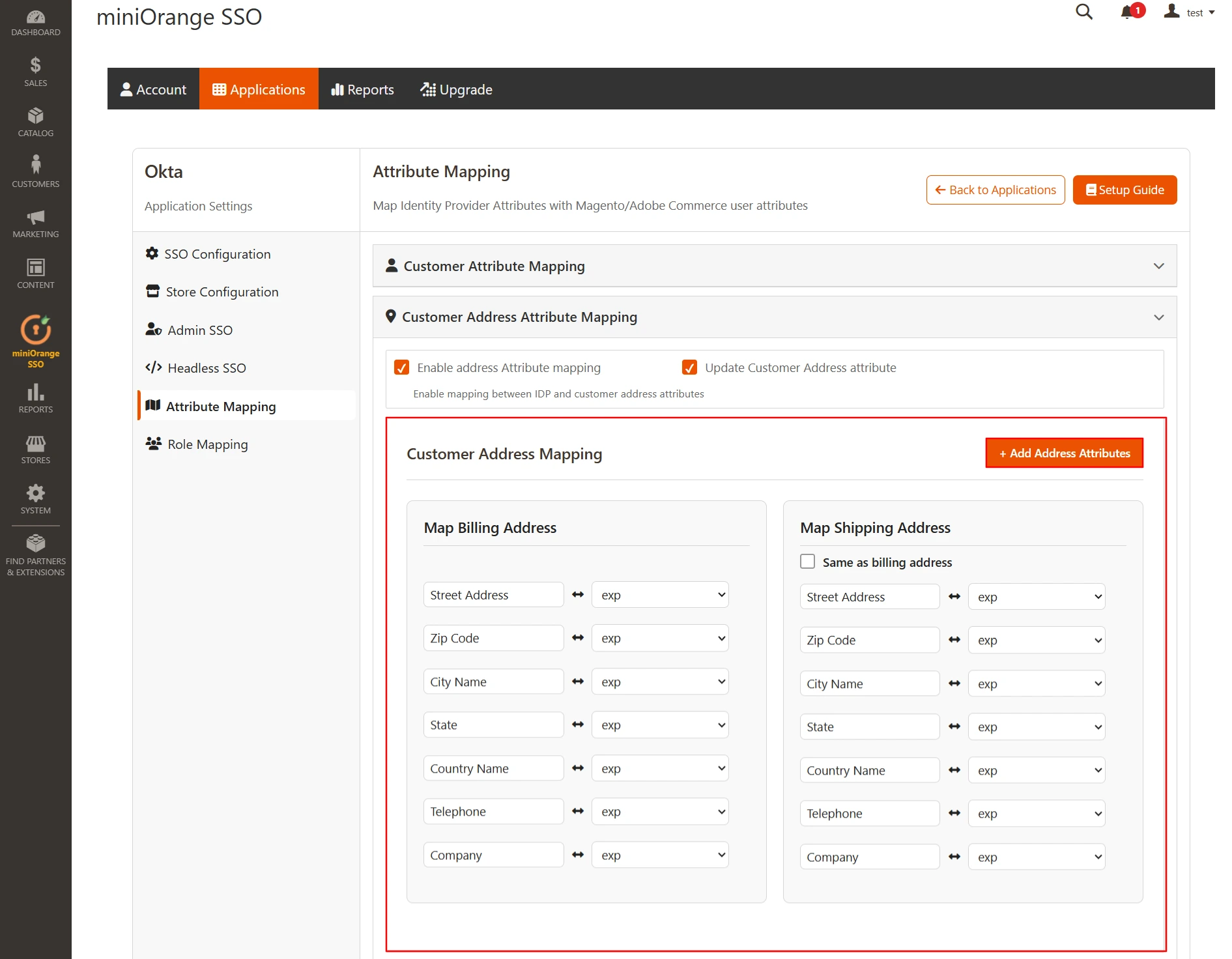 Magento 2 OAuth Client Single-Sign-On (SSO) | Customer Address Mapping Single-Sign-On