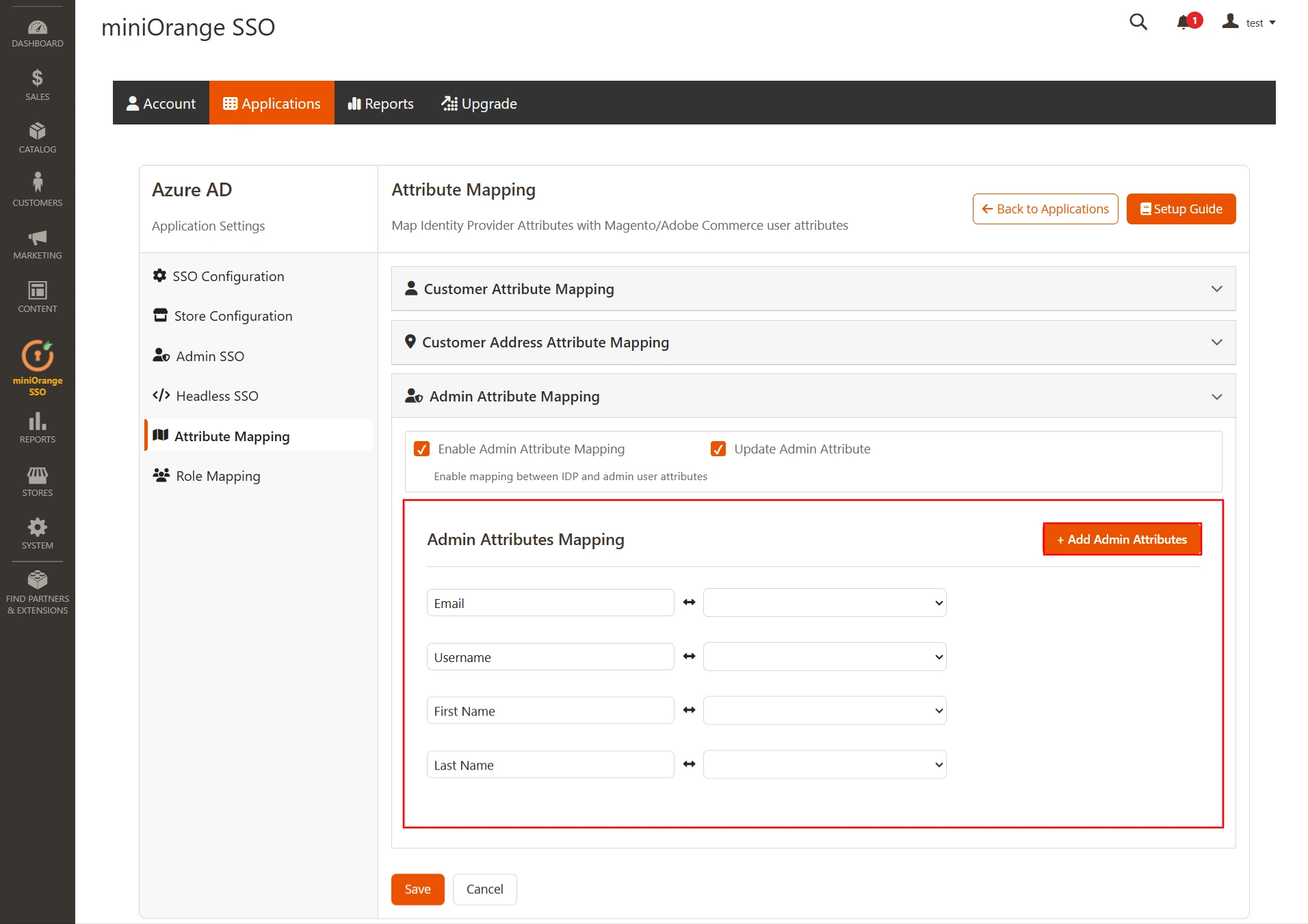 Magento OAuth Client Single-Sign-On (SSO) | Admin Attribute Mapping | Azure AD as OAuth Provider