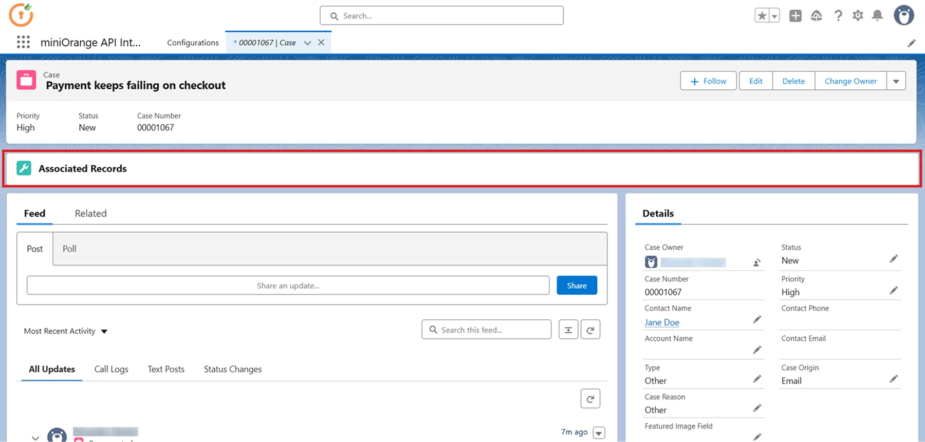 Connect WordPress Knowledge Articles with Salesforce Cases - Associated Records