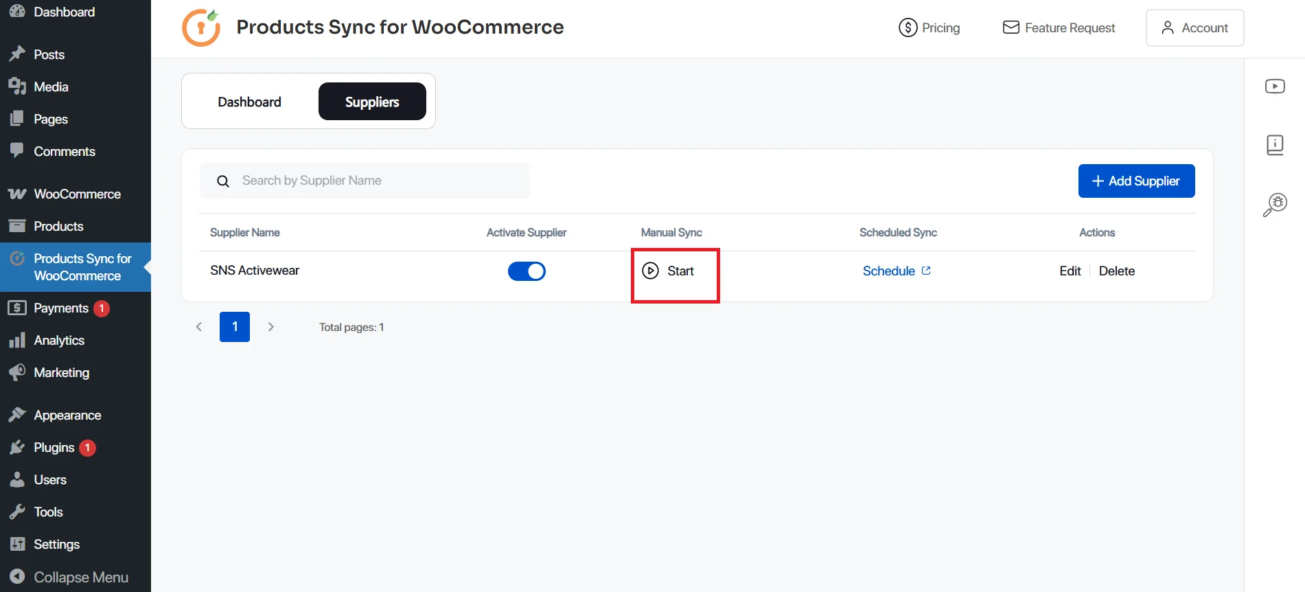 Import S&S activewear products into WooCommerce using APIs  - enter credentials