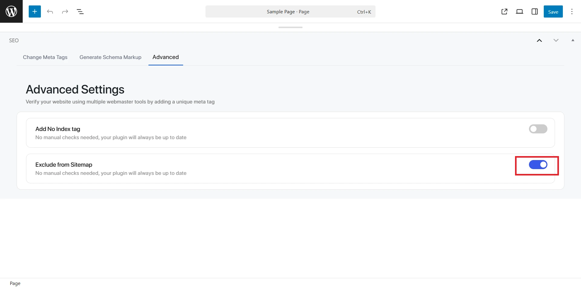 miniOrange-Wordpress-SEO - plugin setup