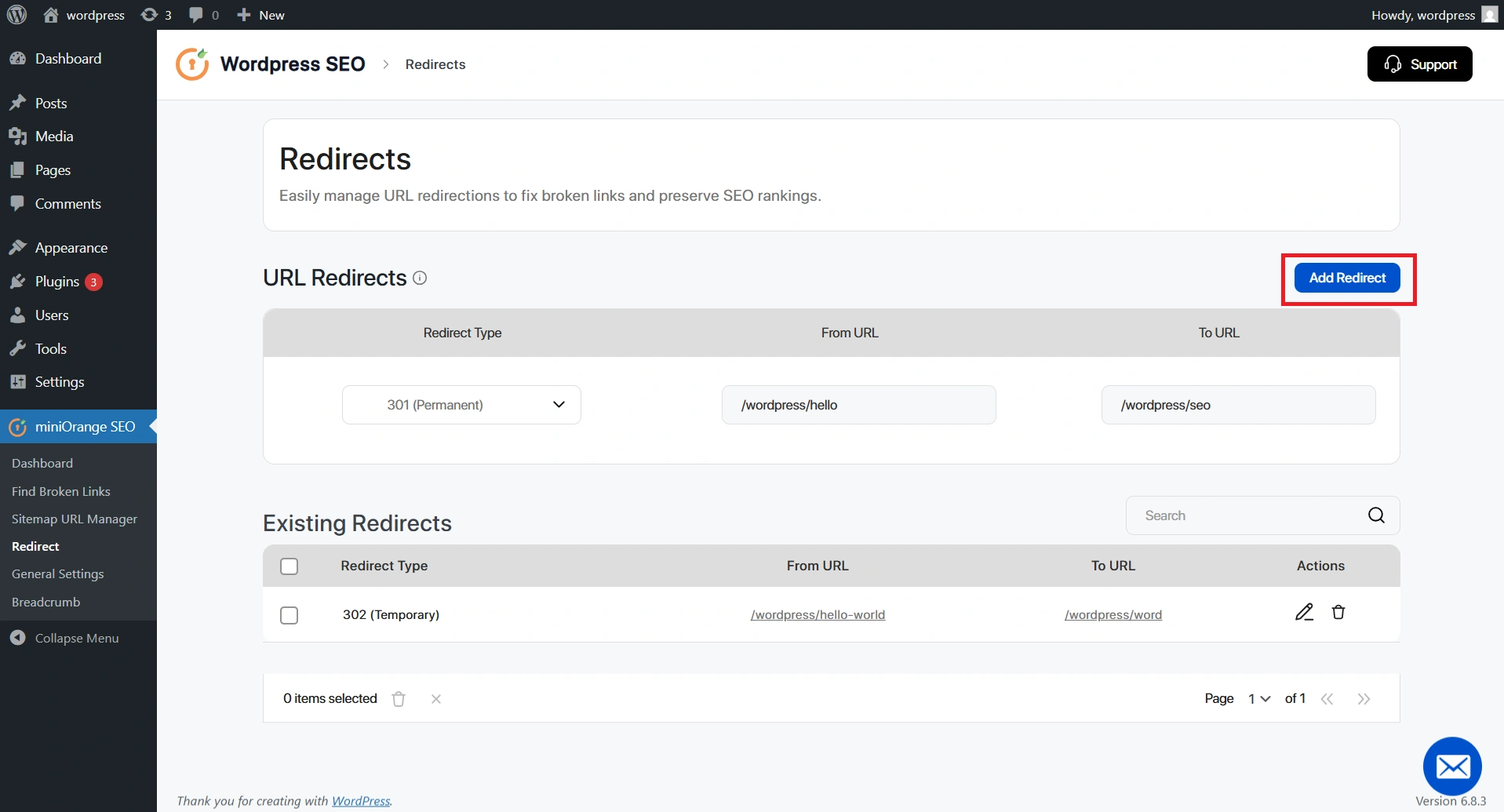 miniOrange-Wordpress-SEO - score analysis