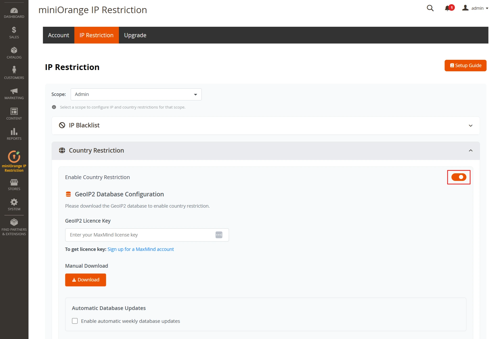 Magento IP Restriction | Ip Country Restriction