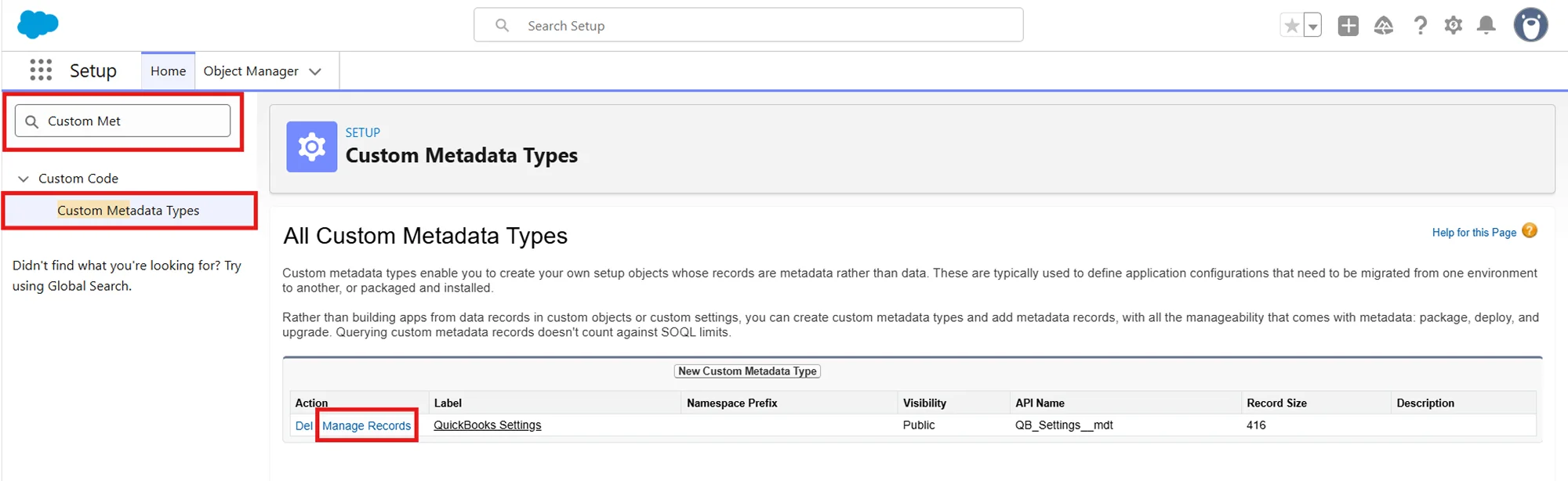 Salesforce QuickBooks Receipts Sync | Manage Records
