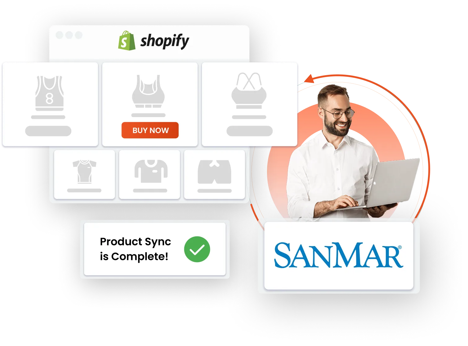 Shopify SanMar Inventory Sync
