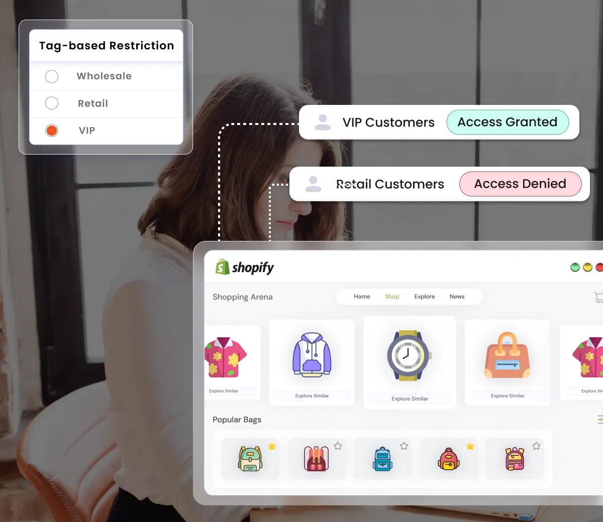 Tag-Based Restriction for Wholesale, Retail, and VIP Access in Shopify