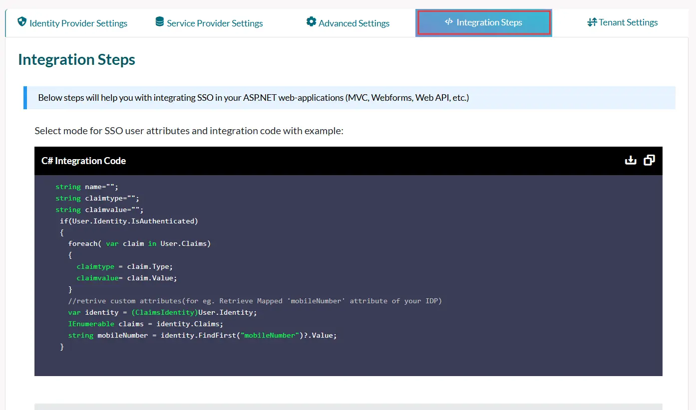 ASP.NET Core Enterprise- Integration Code