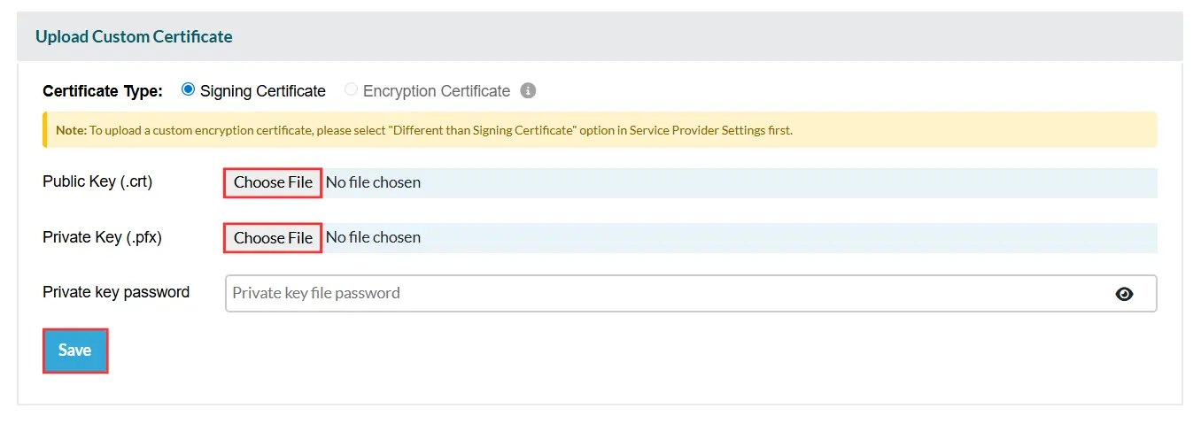 ASP.NET Core Enterprise - Upload Custom Certificate