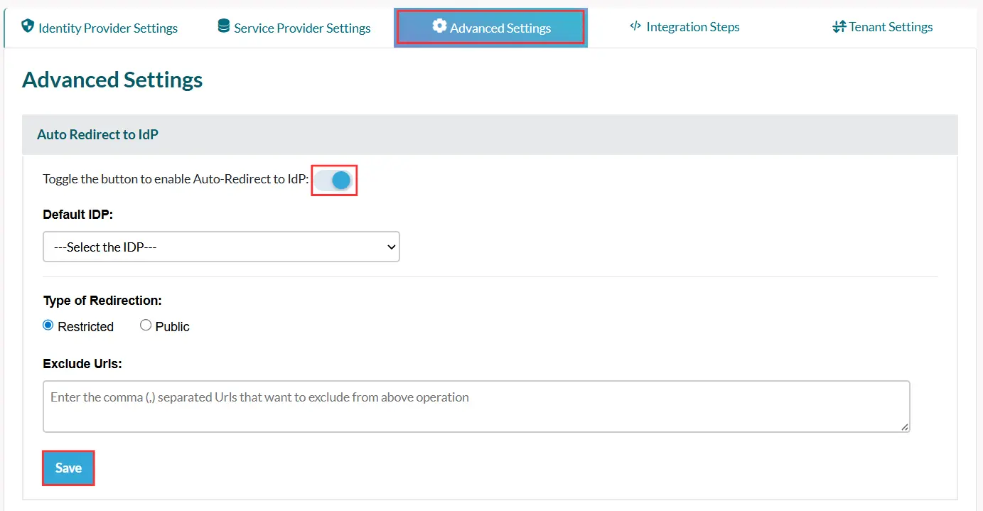 ASP.NET Core Enterprise - Auto Redirection to Idp