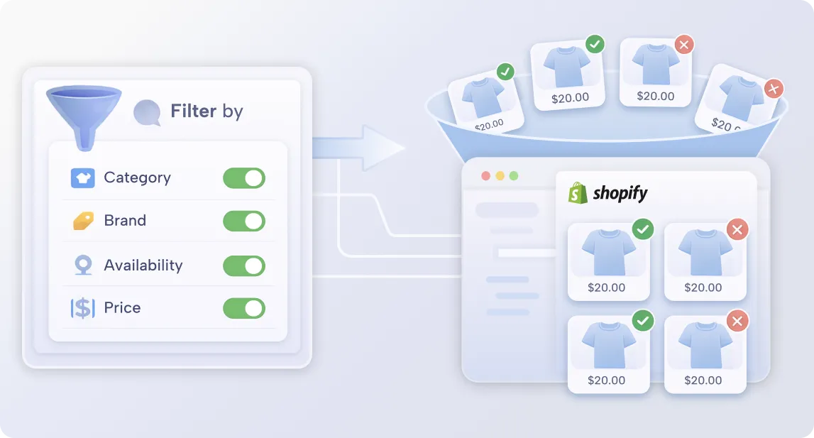 Filter & Select Sanmar Products to Import in Shopify