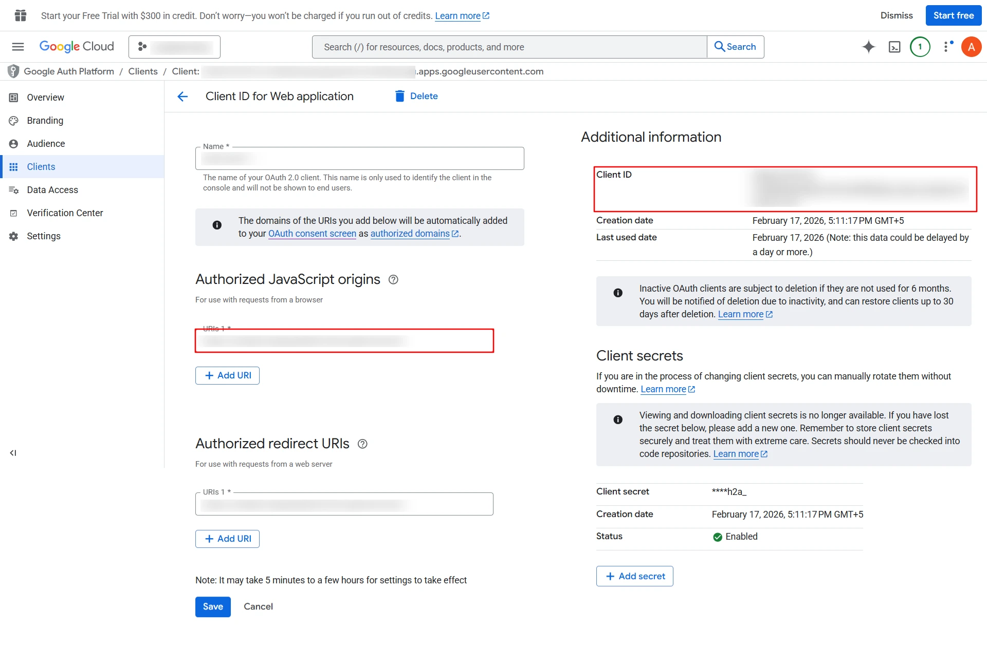 Magento Google One tab-Authorized JavaScript