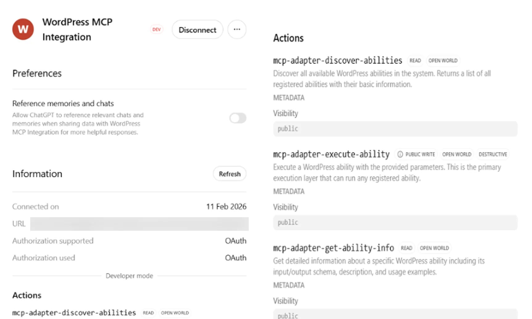 WordPress ChatGPT Integration - Integration