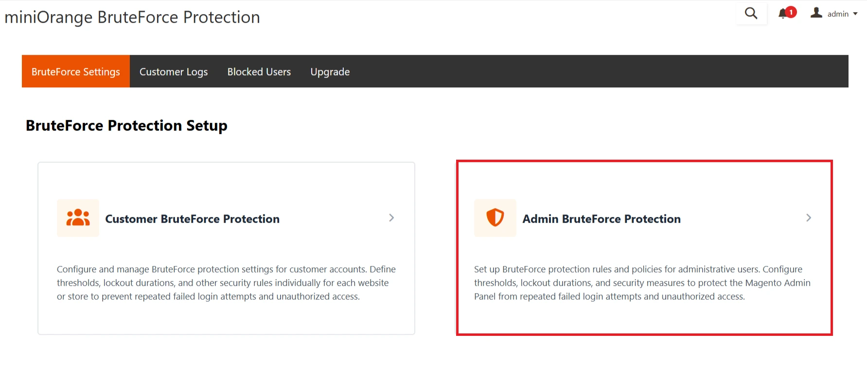 Magento Brute Force - Admin Brute Force Protection