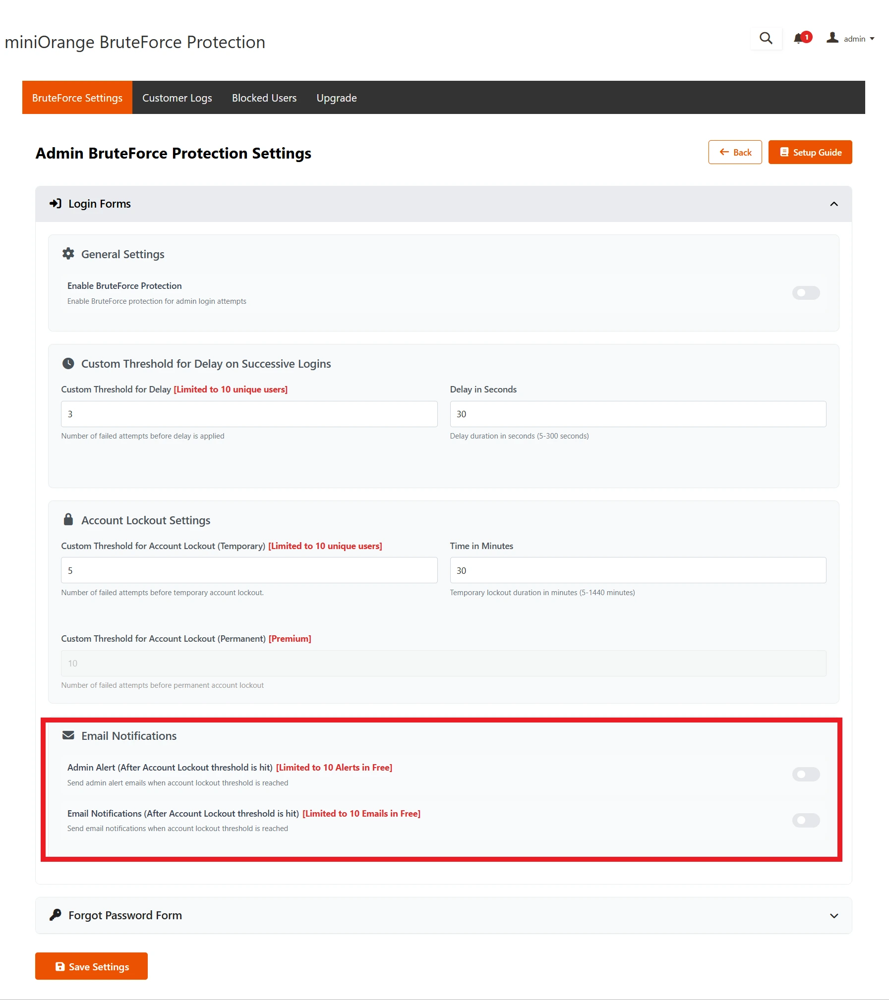 Magento Brute Force - Account Lockout Temporary / Permanent
