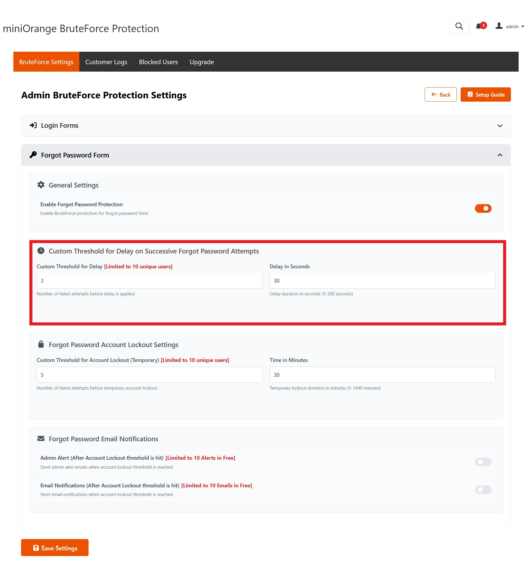 Magento Brute Force - Account Lockout Temporary / Permanent