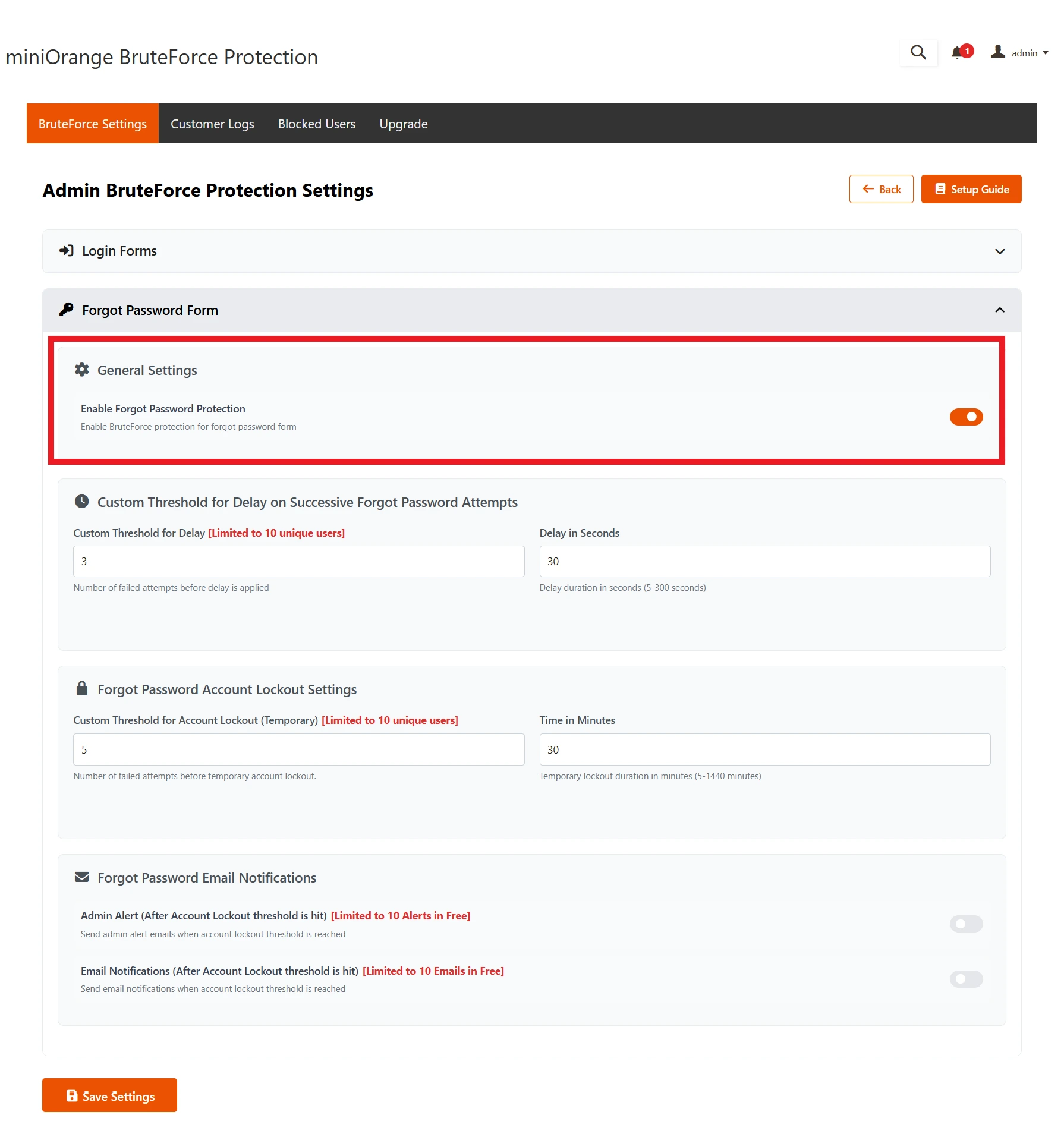 Magento Brute Force - Account Lockout Temporary / Permanent