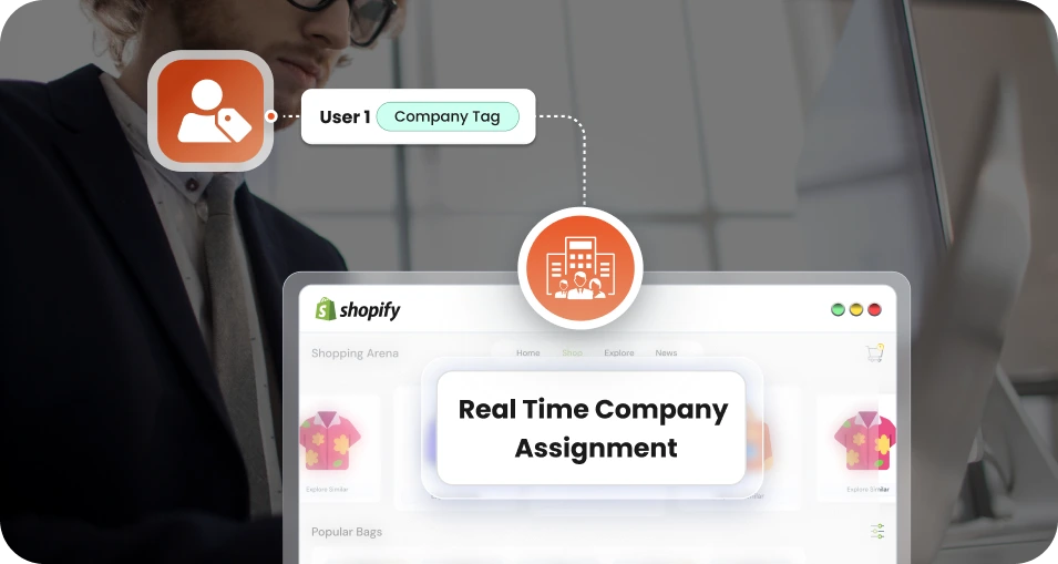 Shopify B2B - Real-time Company Assignment based on Attributes