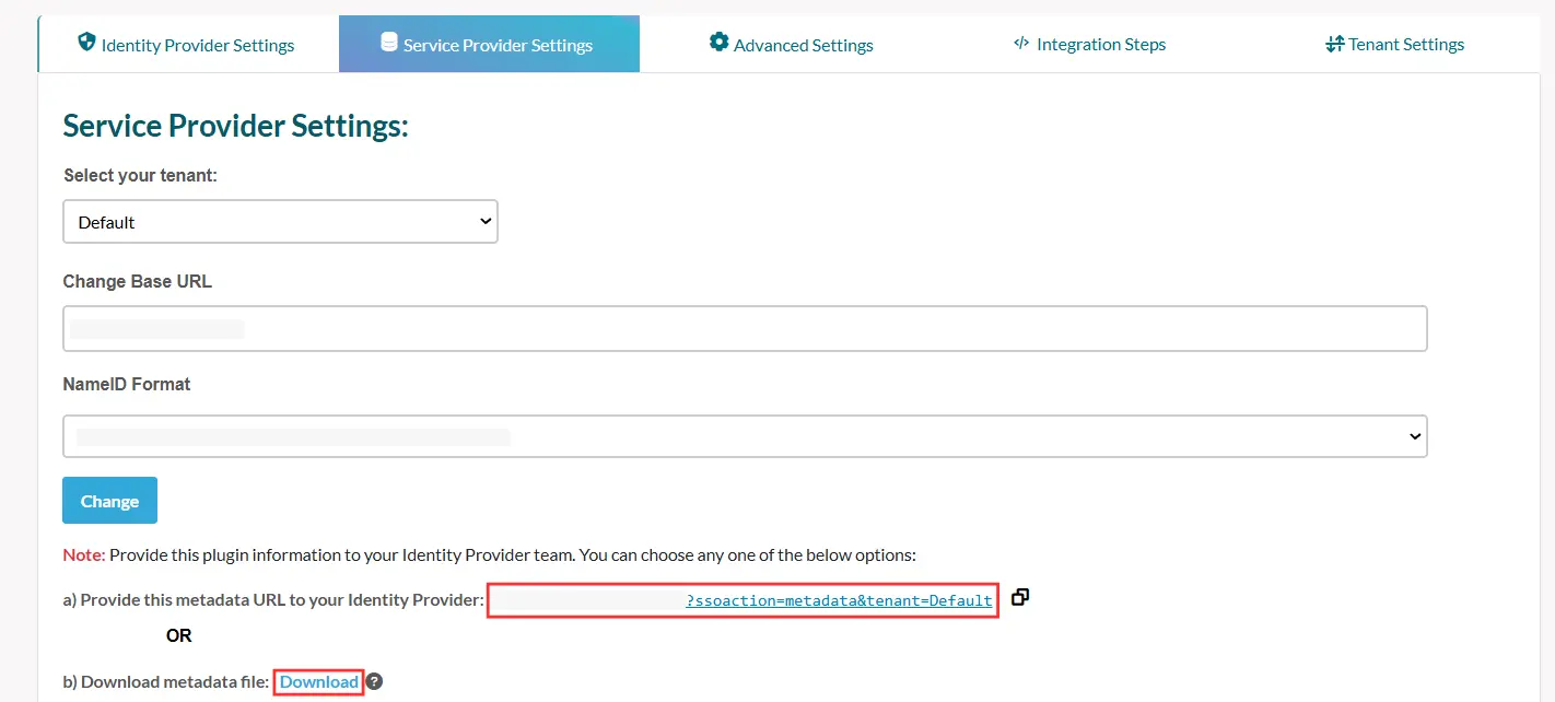 ASP.NET Core Enterprise- Service Provider Metadata
