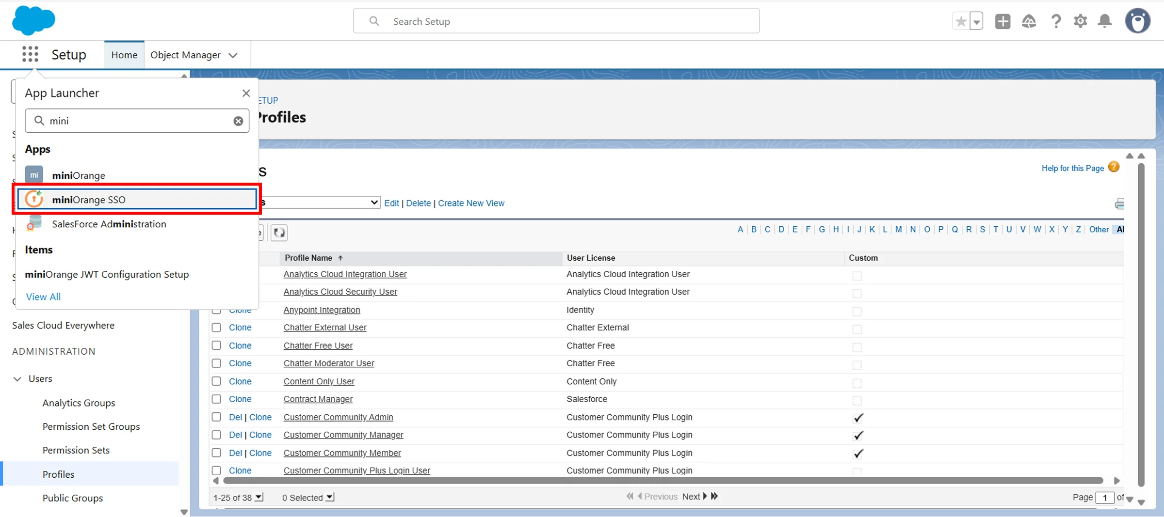 Shopify SSO using Salesforce contacts | miniOrange SSO App