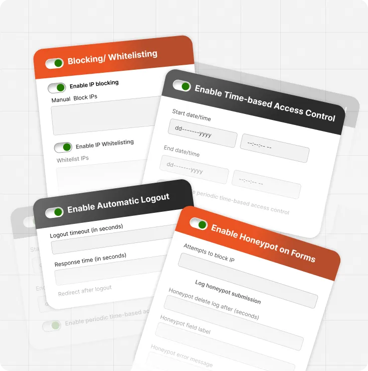 Additional Security Controls Features