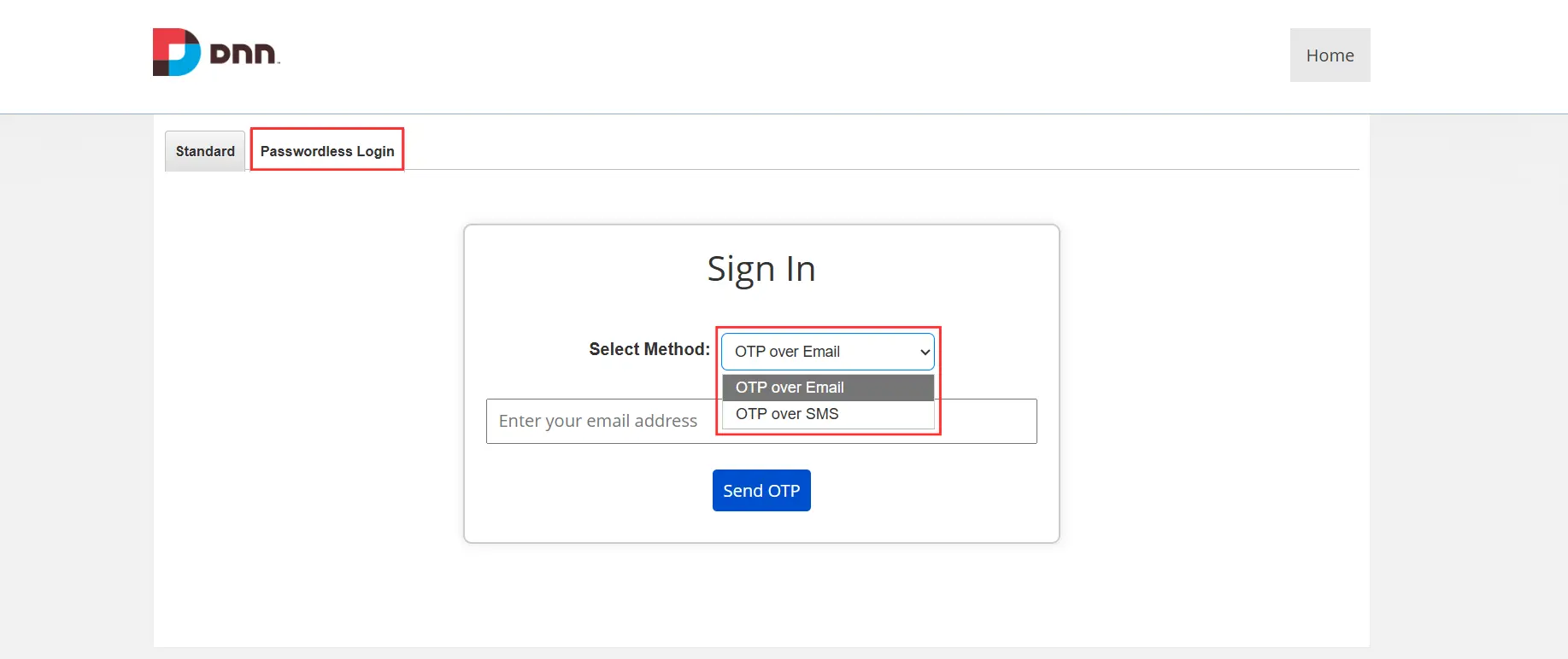 DNN 2FA - PasswordLess Login - End User