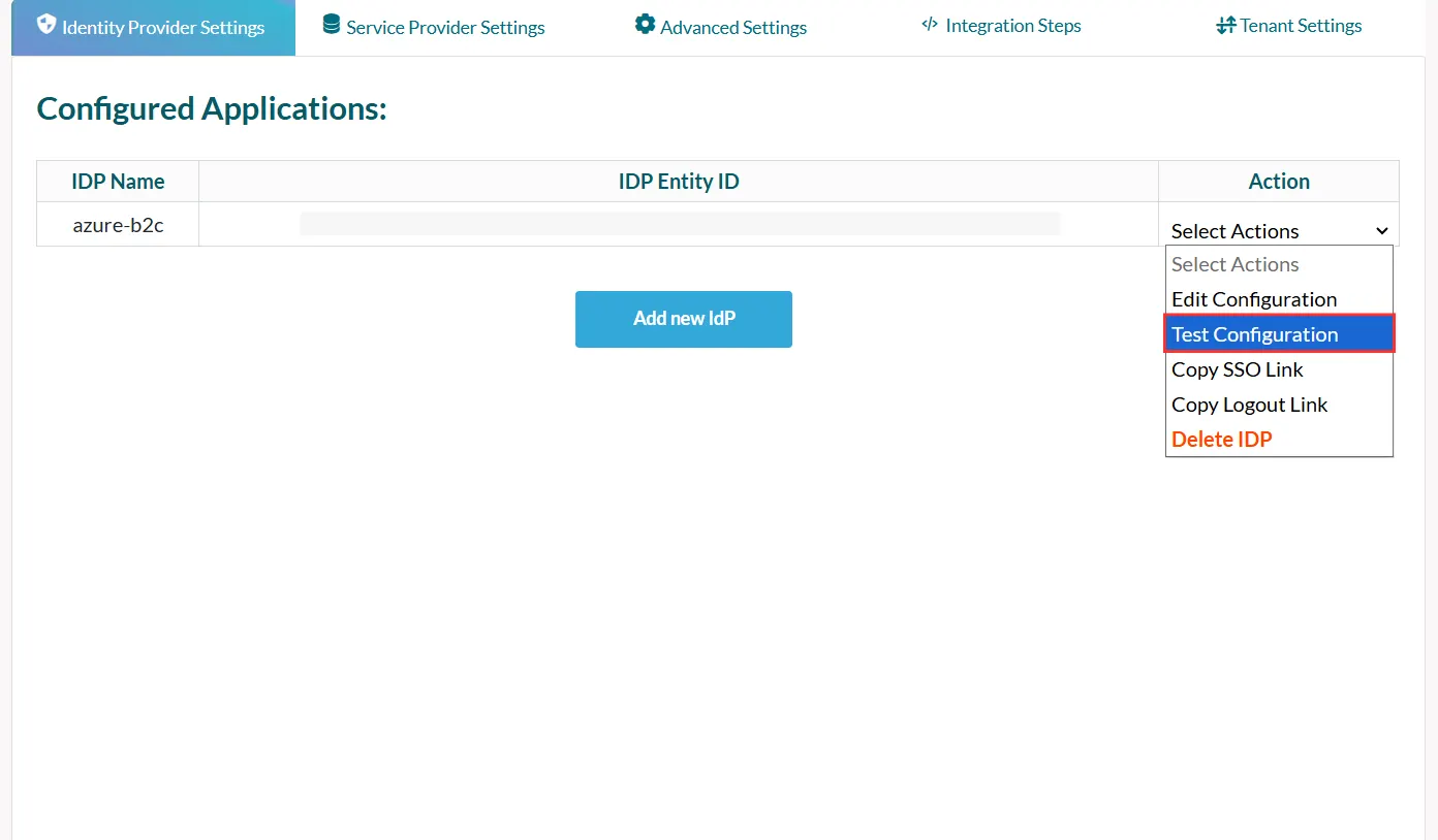 ASP.NET Core Enterprise- Test Configuration