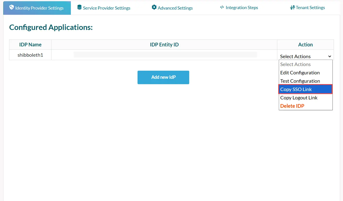 ASP.NET Core Enterprise Copy SSO Link