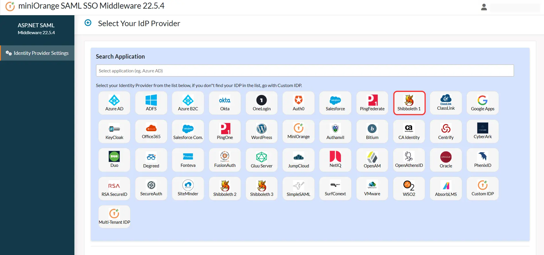 ASP.NET Core SAML SSO using Shibboleth as IDP - Add New IDP