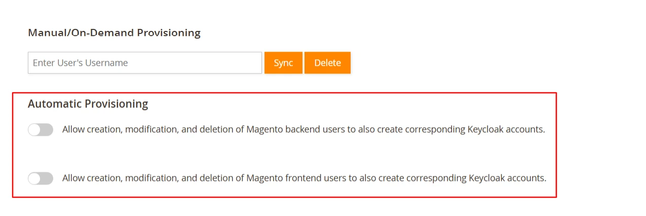 Magento Keycloak User Sync - Automatic Provisioning