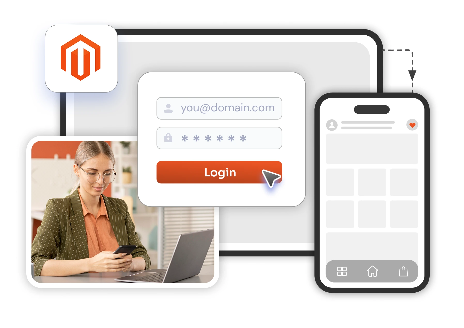 Magento SSO eCommerce Mobile Shopping App