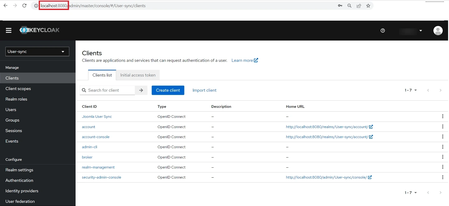 Magento Keycloak User Sync- Configure Keycloak