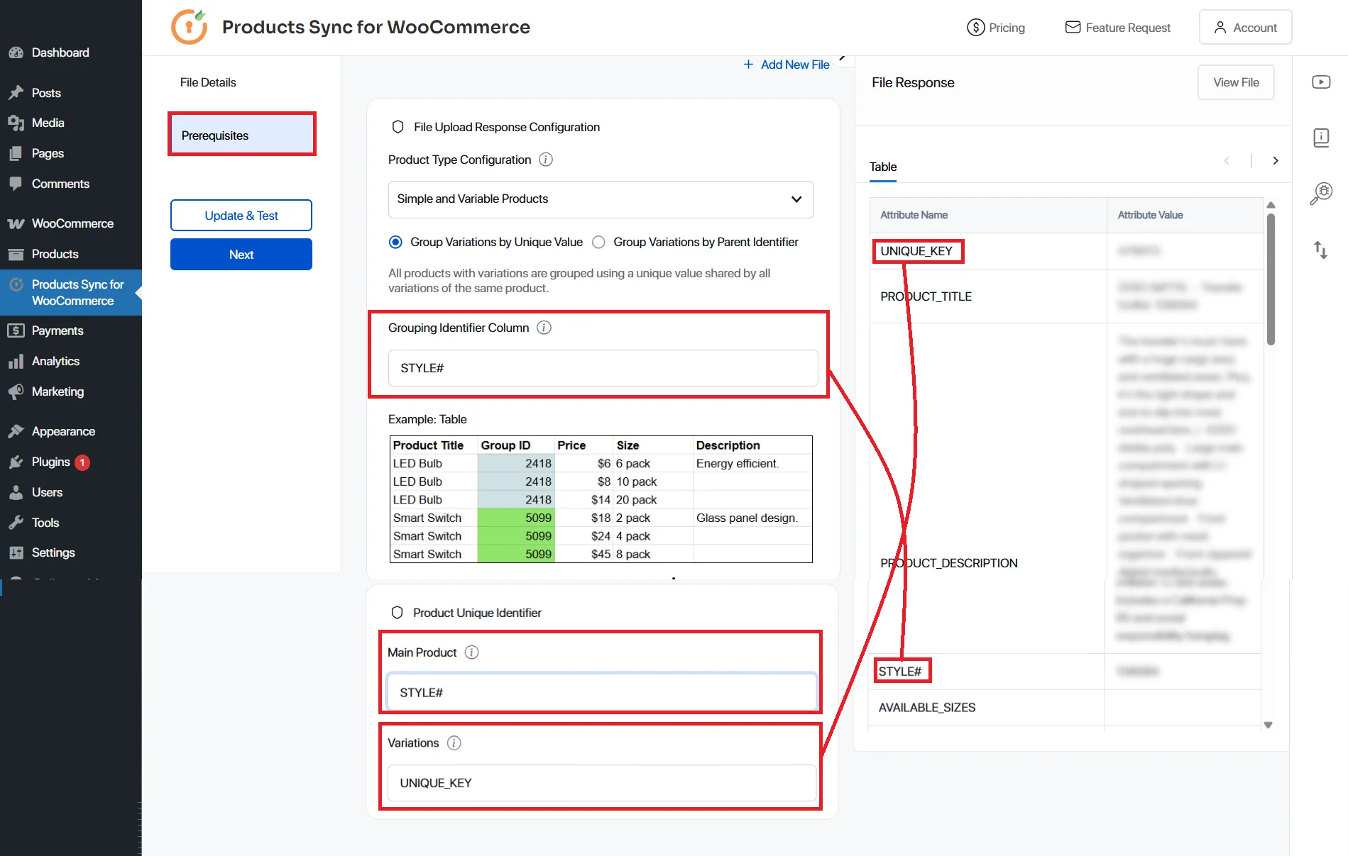 WooCommerce Product Import via CSV - attribute mapping
