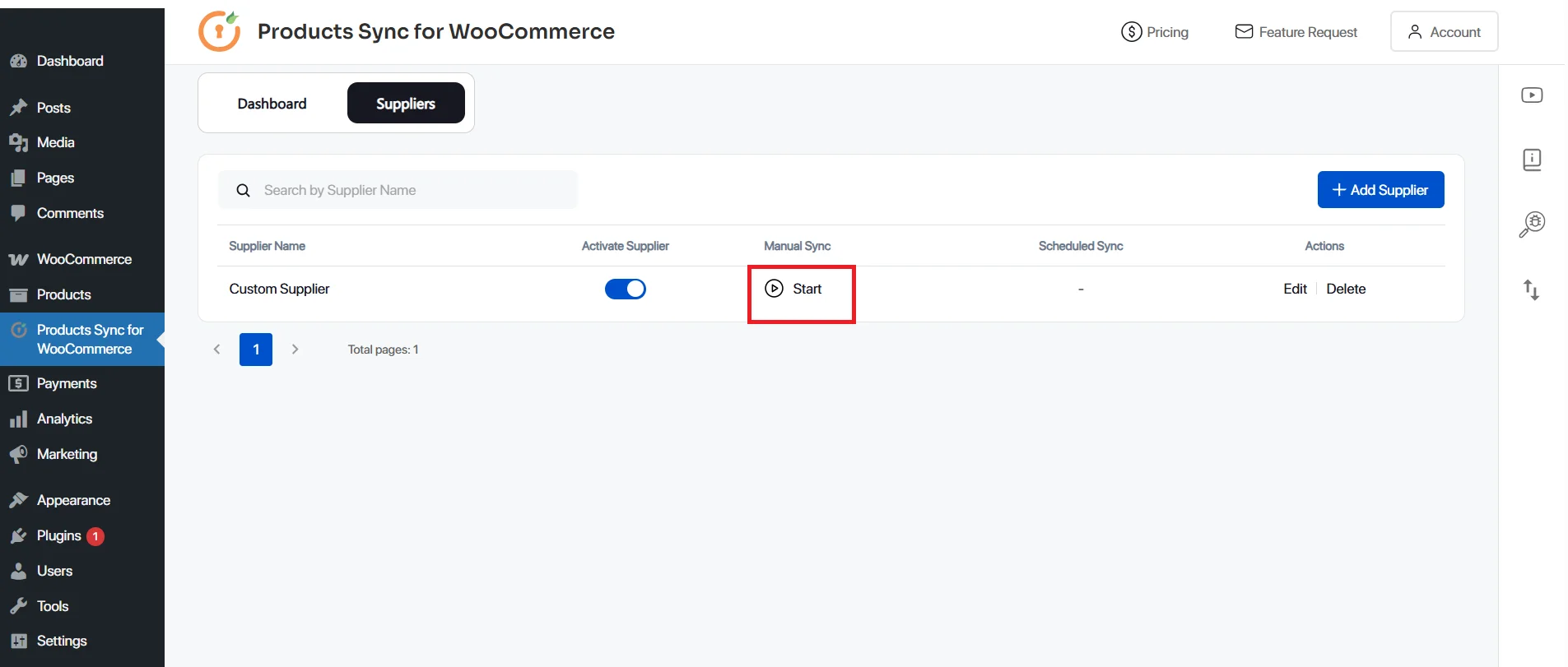 WooCommerce product sync plugin - select attributes