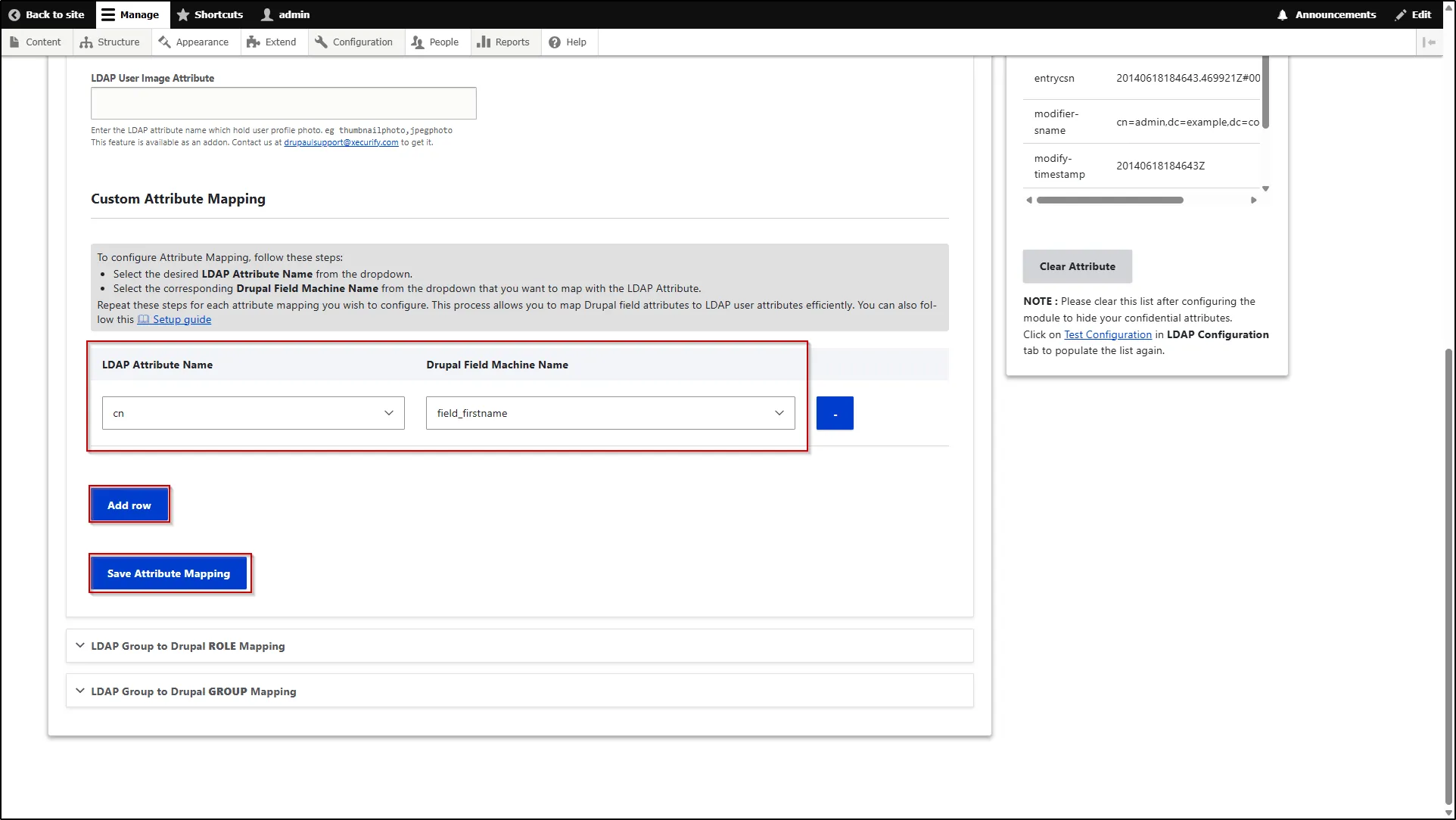 Drupal-LDAP-Custom-Attributes