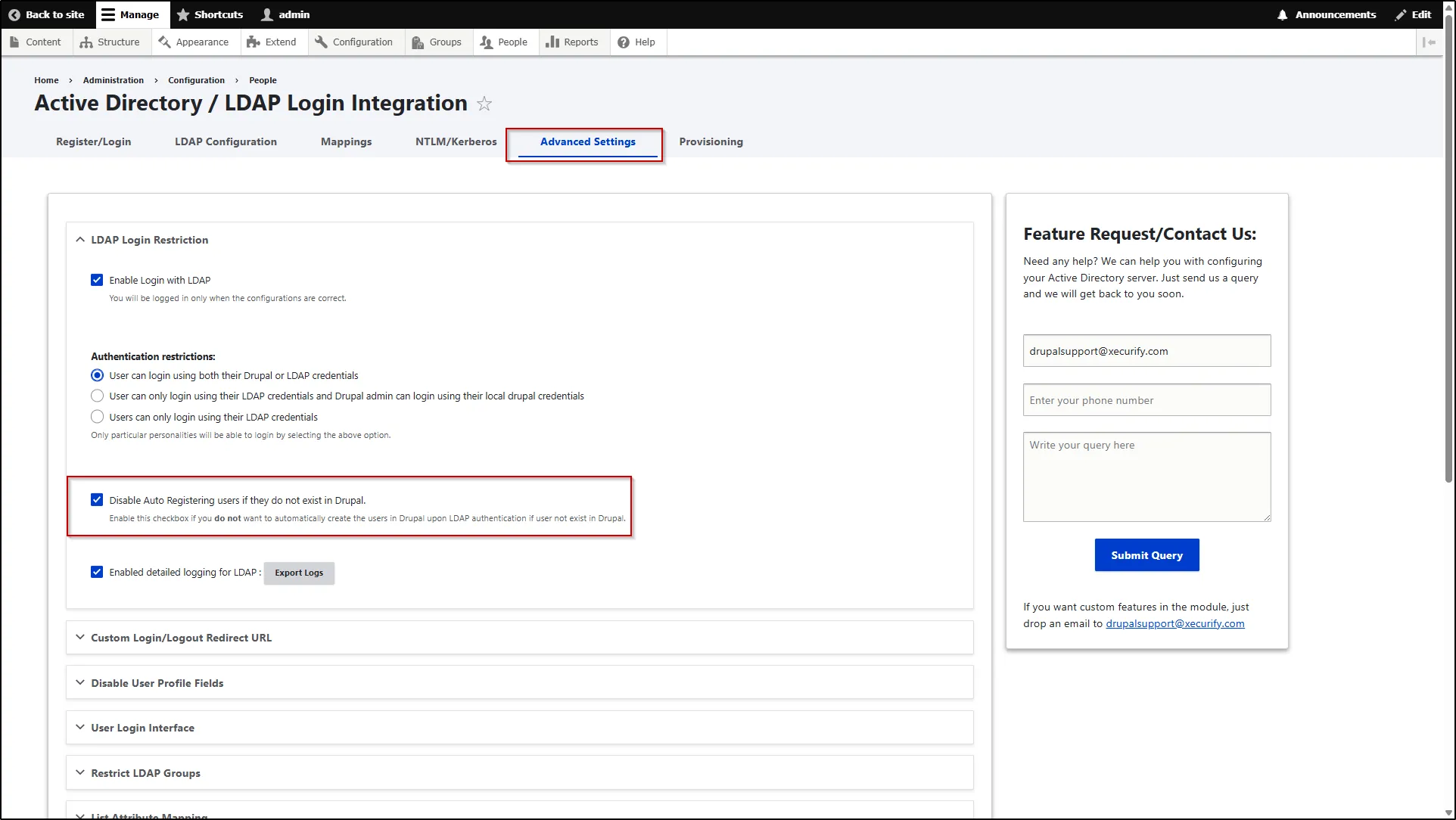Drupal-LDAP-Disable-Auto-Registering