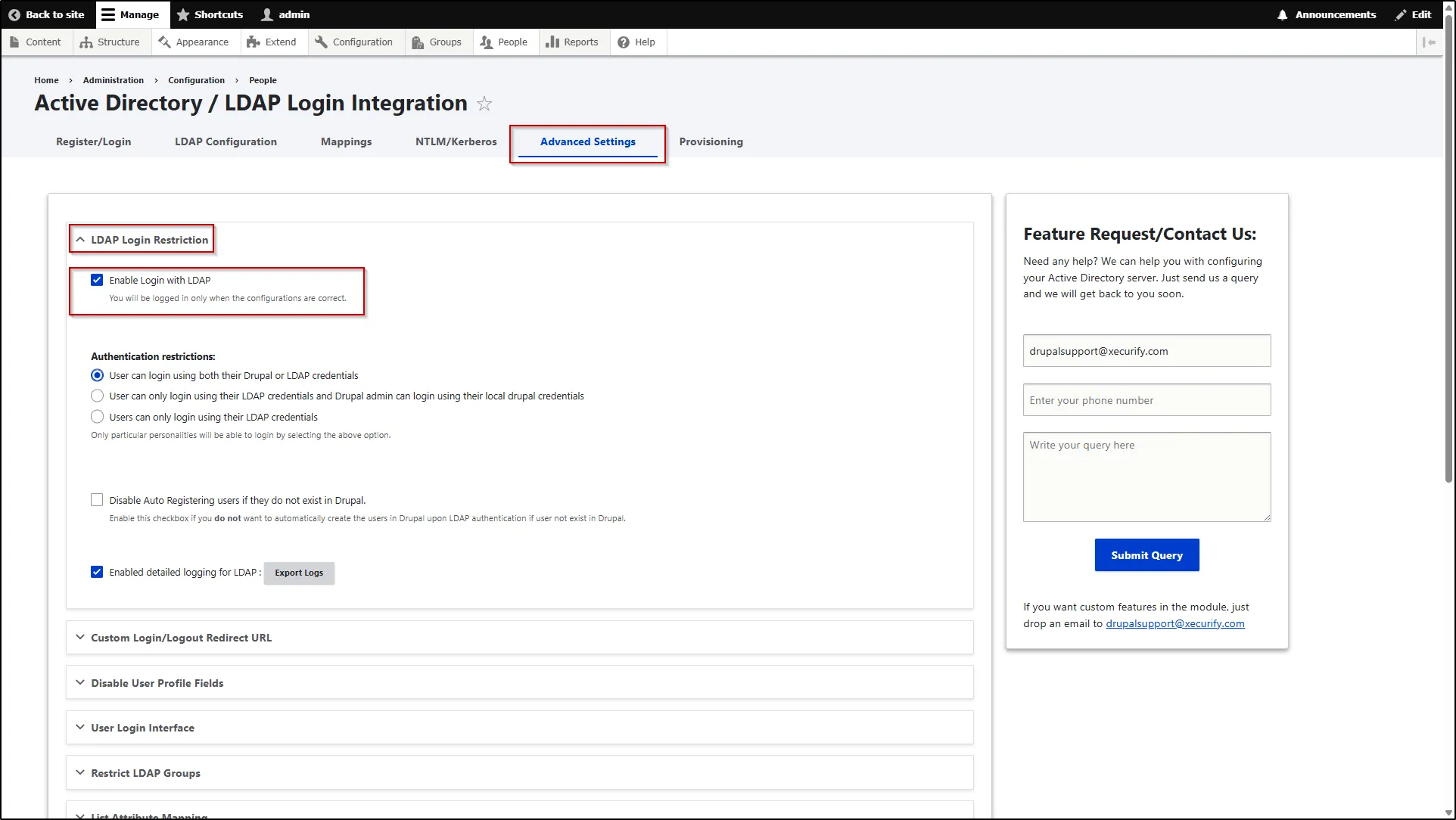 Drupal-LDAP-Enable-Login-with-LDAP