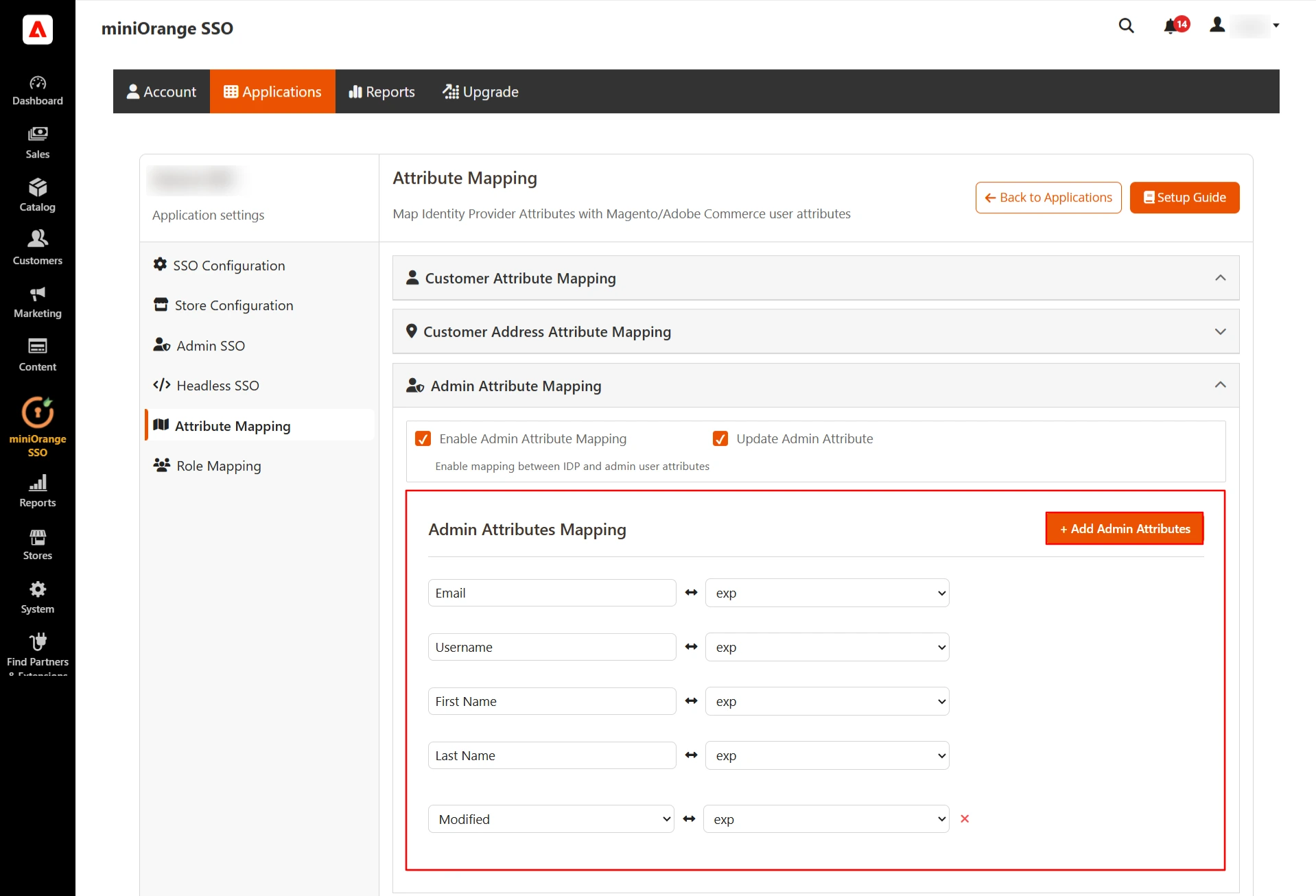 Adobe Commerce OAuth Client Single-Sign-On (SSO) | Admin Attribute Mapping | Azure AD as OAuth Provider
