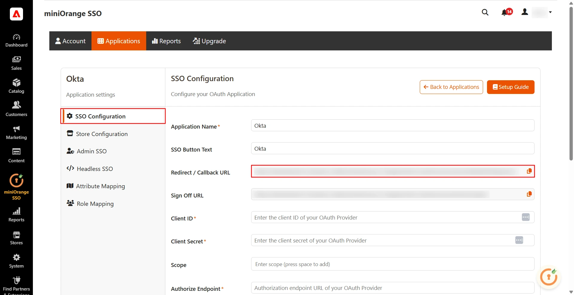Adobe Commerce Okta SSO - Login | Adobe Commerce Okta SSO - Create