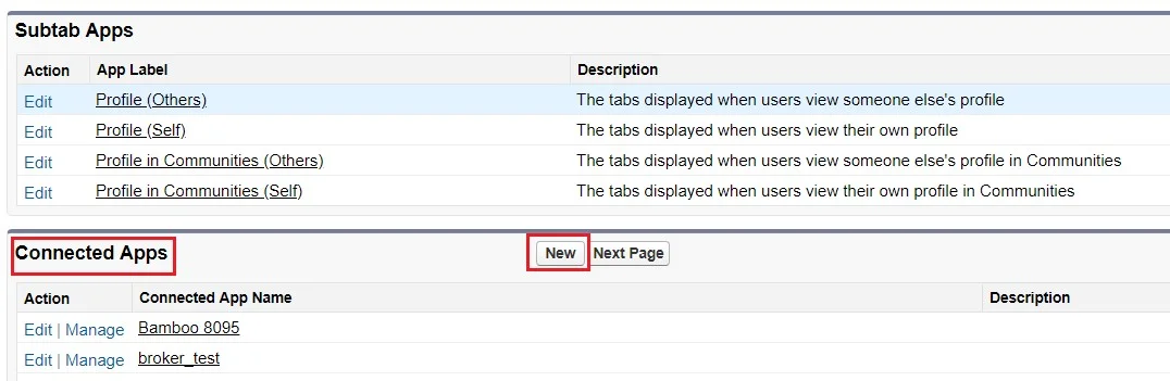 Adobe Commerce Salesforce SSO - Login | connected apps