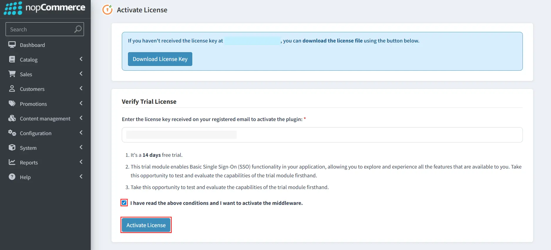 nopCommerce - Check Box