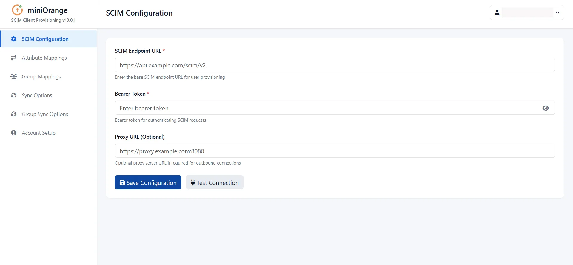 ASP.NET SCIM Client Dashboard