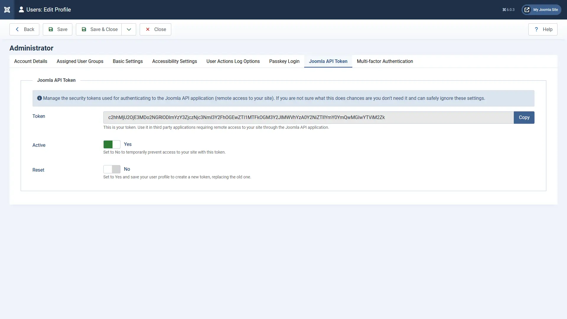 Configure External API
