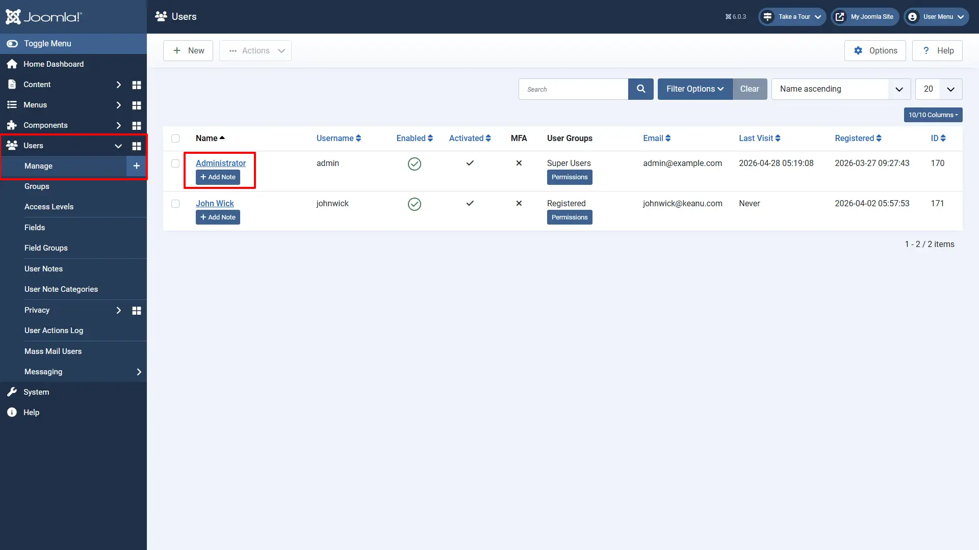 Configure External API