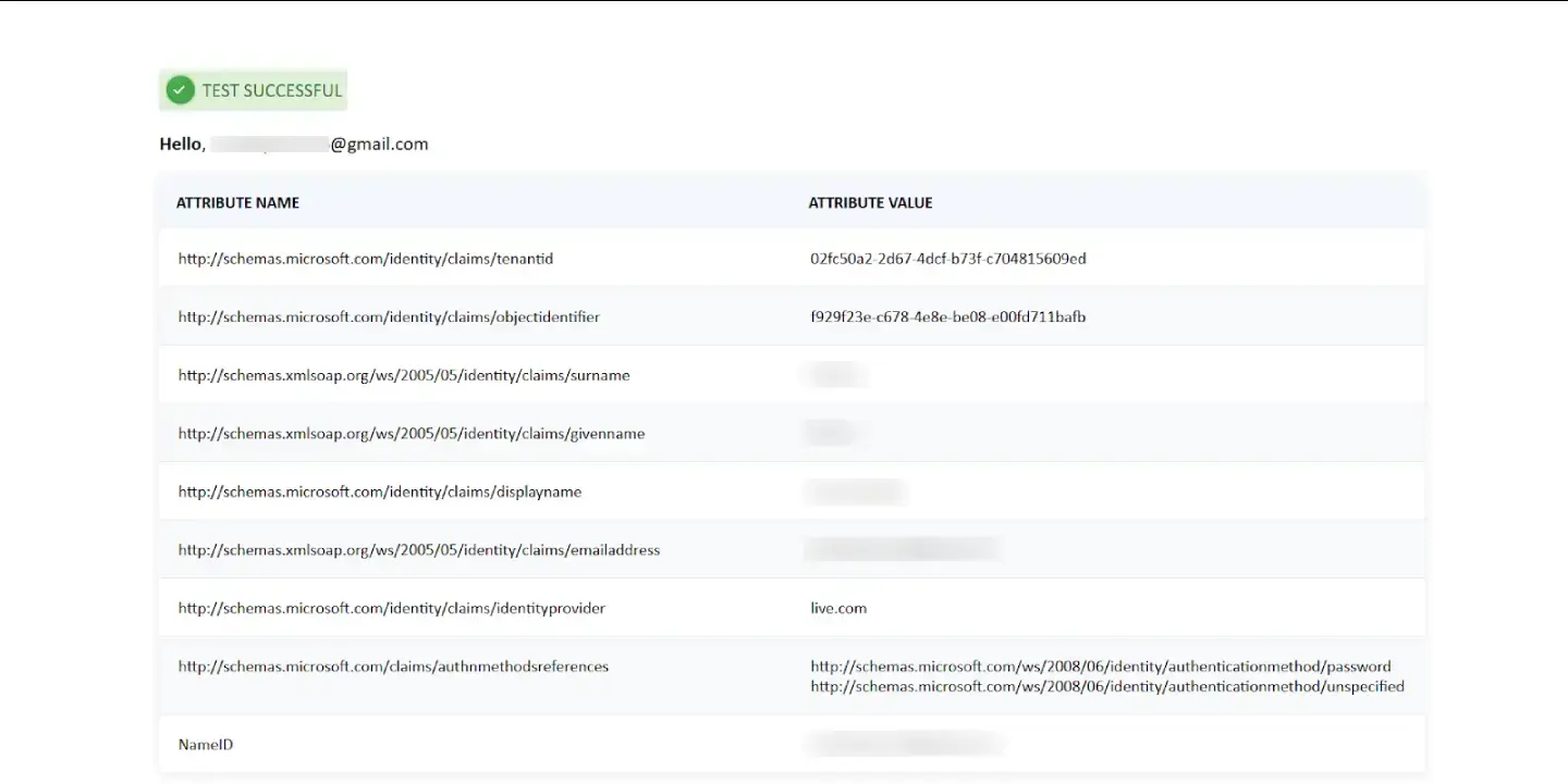 Upload IdP
    Metadata