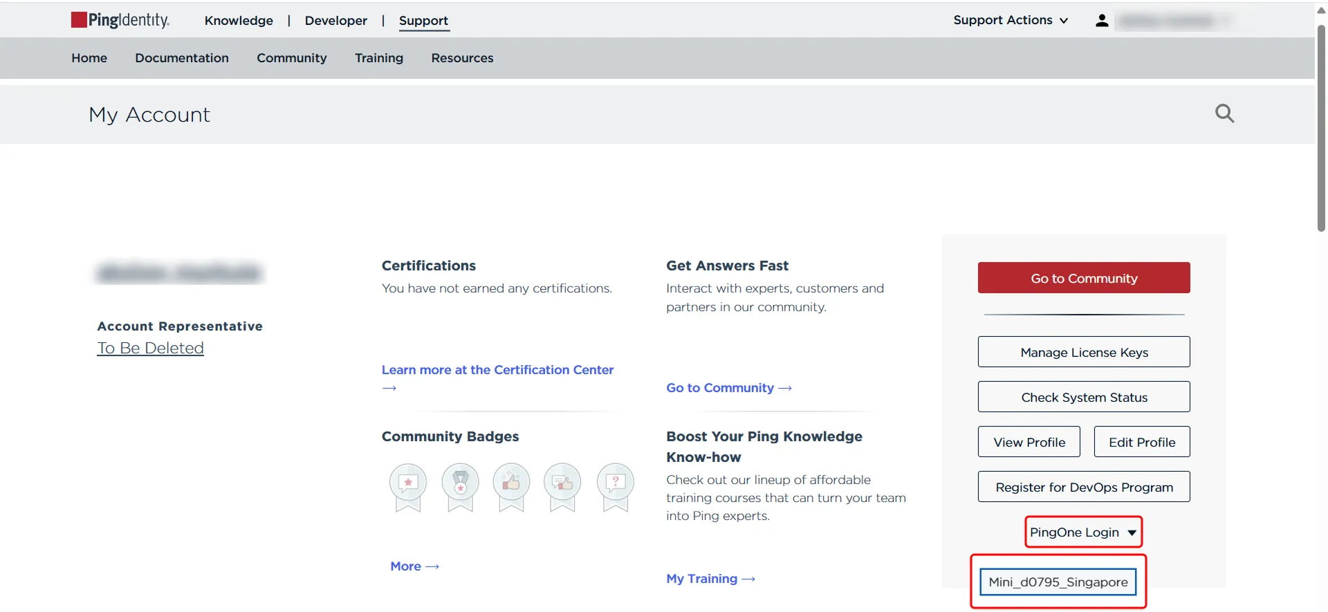 PingOne IDP Admin Dashboard