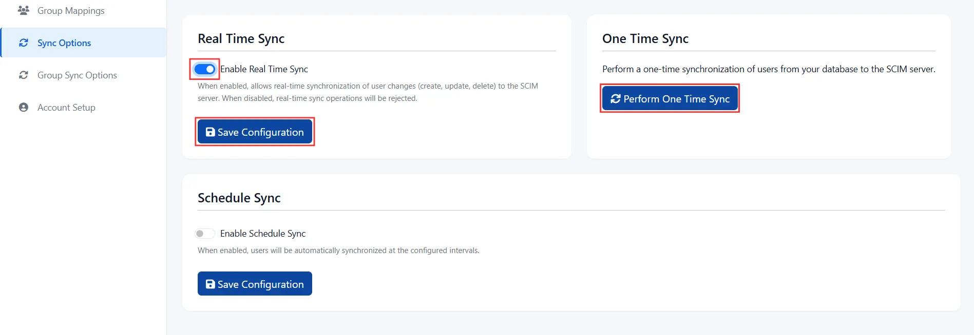 .NET SCIM CLient - Real time and one time sync