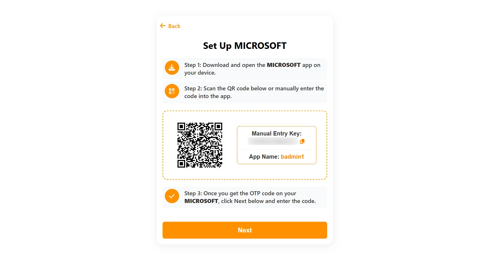 TYPO3 2FA -  Two Factor Authentication - 2FA for TYPO3 2FA - Microsoft Authenticator